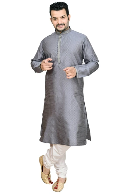 Pigiama Kurta Uomo Autostampato Salwar Kameez Abito Pre-matrimonio 1909