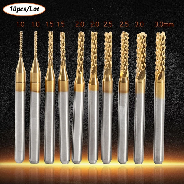 Fraise à Rainurer Droite Pour Défonceuse/CNC - Tige 1/2", Diamètre 8mm, Longueur De Coupe 26mm | Outil Travail Du Bois