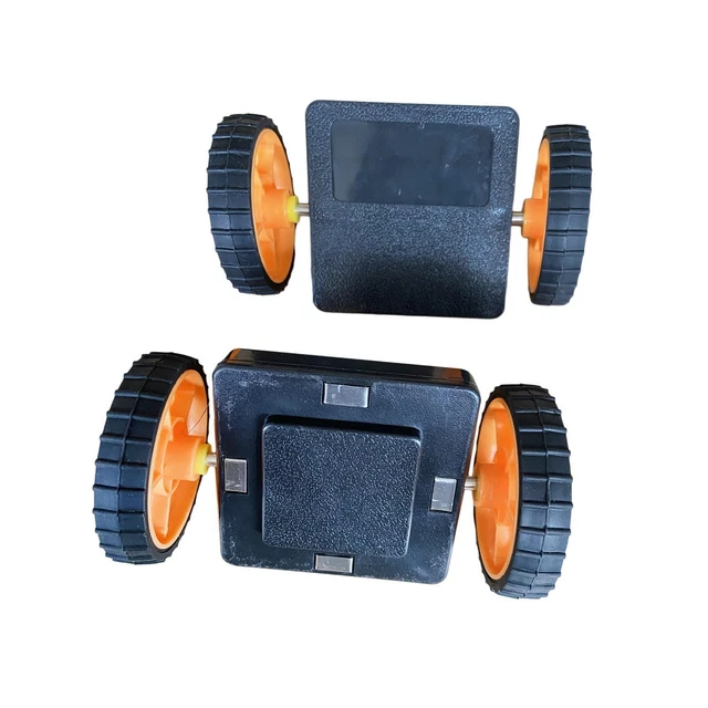 2x Magnetic Building Blocks Wheels Base Brain Development Educational Preschool 2