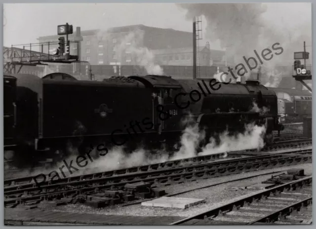 BR Steam Train Loco No 60131 Kings Cross Station Oct 1958 British Railway Photo