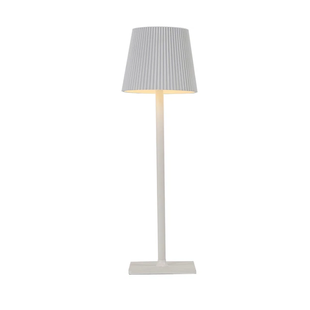 DIY Detachable Pleated Head Tall Table Lamp (4000 MAh Battery)