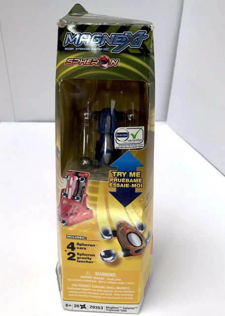 NIB MAGNEXT Spheron Magnetic 4 Spheron Cars 2 Shheron Gravity Launchers