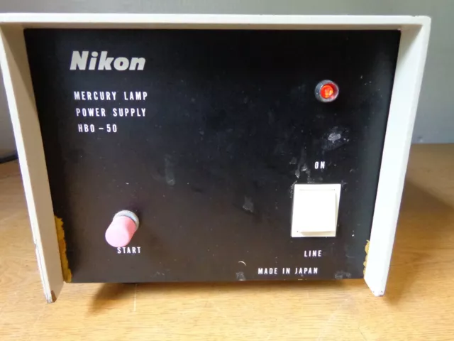 Nikon Illumination Microscope Mercury Lamp Power Supply HBO-50