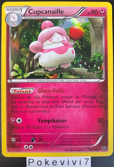 Carte Pokemon CUPCANAILLE 95/146 Holo XY de Base FR