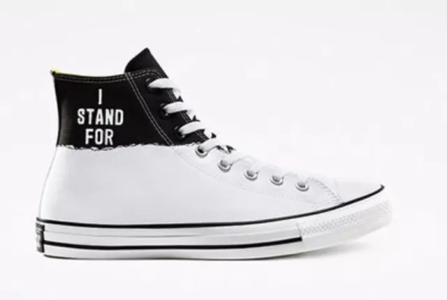 Converse haute blanche top et noir