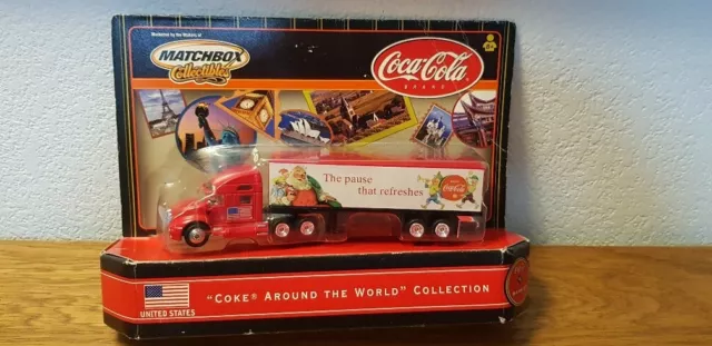 Miniature 1/64 Matchbox Collectibles Coca Cola Kenworth T-2000      ( Ca2  )