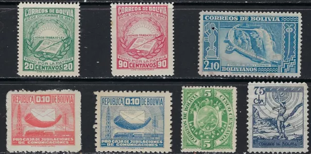 Older Mint Stamps from Bolivia   .................24N......H-1201