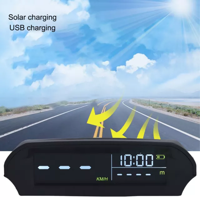 Universal Solar Auto HUD Head Up Display Tachometer GPS LCD Bildschirm Projektor