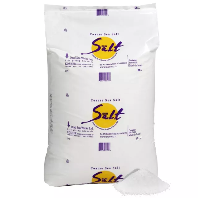 Dead Sea Salt | Edible Food Grade Table & Cooking/Culinary Salts | 25kg Bulk Bag