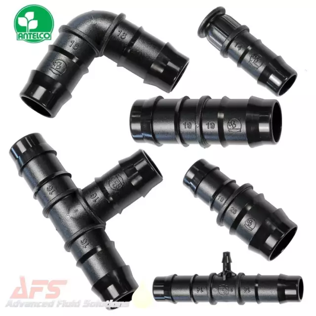 Hose Joiner/Connector/Mender/Tail - Double Barbed Acetal Plastic Fittings - Tube