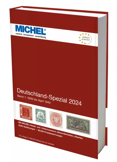 MICHEL Briefmarken Deutschland-Spezial 2024 - Band 1 Katalog NEU