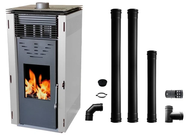 Poêle à Granulés TEBA TP 06 - 8,14 KW - Classe A+ - Neuf Sous Emballage