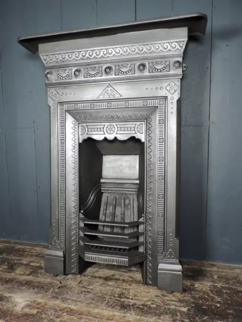 Victorian 19th Century Cast Iron Combination Fireplace (KGF 898)