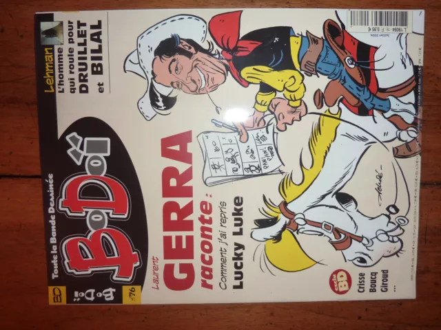 BODOÏ N° 76 / Laurent GERRA comment j'ai repris Lucky Luke