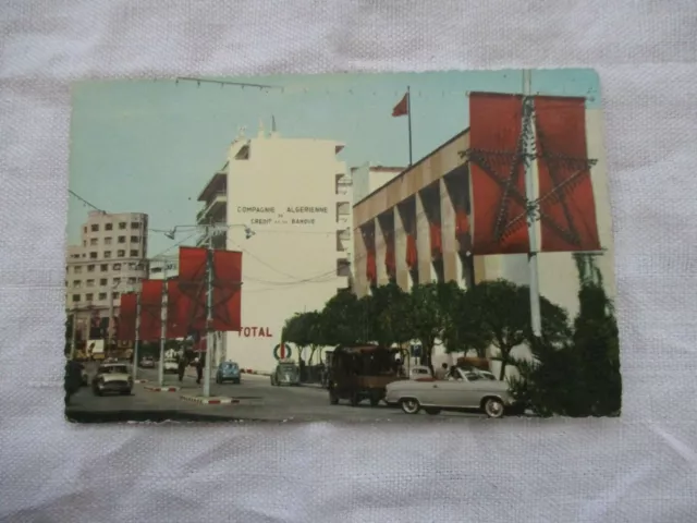Cpsm Afrique Maroc Tanger Boulevard Mohamed V