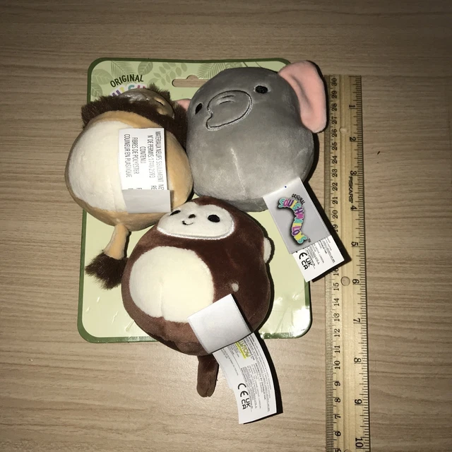KELLYPET SQUISHMALLOW Jungle Squeaker Pet Dog Toy 3.5" PLUSH NEW