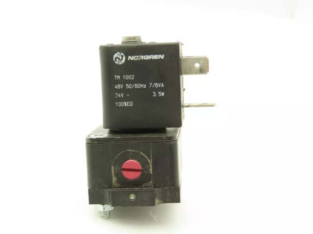 Norgren TM 1002 Solenoid 48VAC 60Hz 24VDC 3.5W