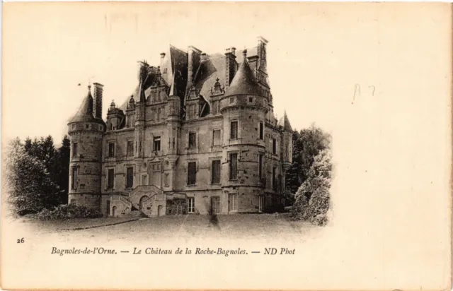 CPA AK BAGNOLES-de-l'ORNE - Le Chateau de la Roche-BAGNOLES (435200)