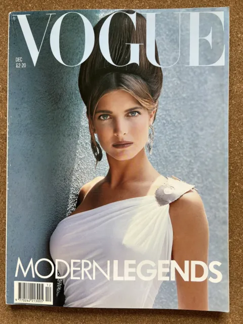 VOGUE UK Magazine Stephanie Seymour December 1988 Vintage Fashion