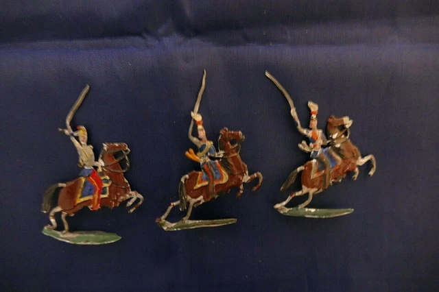 Artillerie au moyen âge figurines plat d'étain. - Maquettes et Figurines
