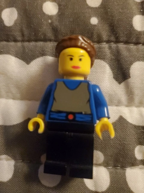 Star Wars Lego MiniFigure PADME Episode I Classic Minifig Red Lips YELLOW HEAD I