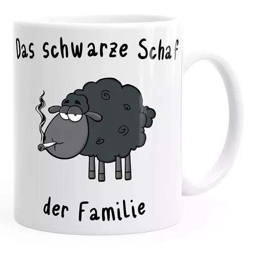 Kaffee-Tasse Das Schwarze Schaf der Familie MoonWorks®