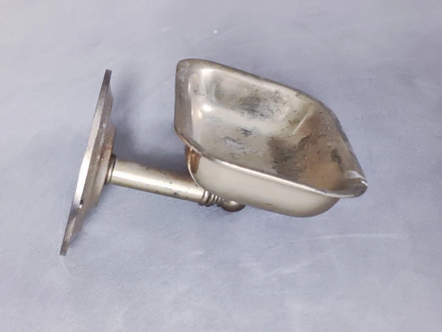 Antique 1920's Brass Wall Mount Soap Holder