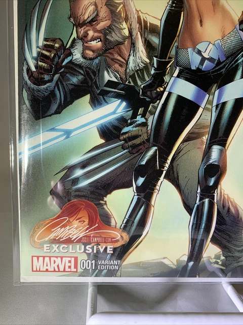 Extraordinary X-Men #1 J Scott Campbell Color Variant NM+ Wolverine! Exclusive 4