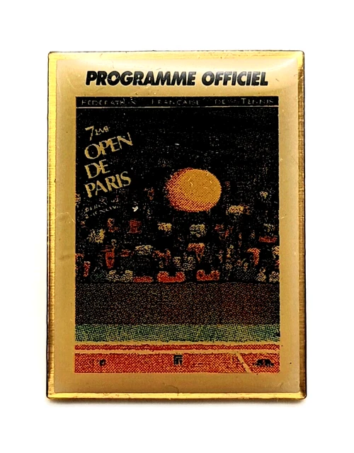 Pin's SPORT - TENNIS - magazine Roland Garros 92 - Affiche roland