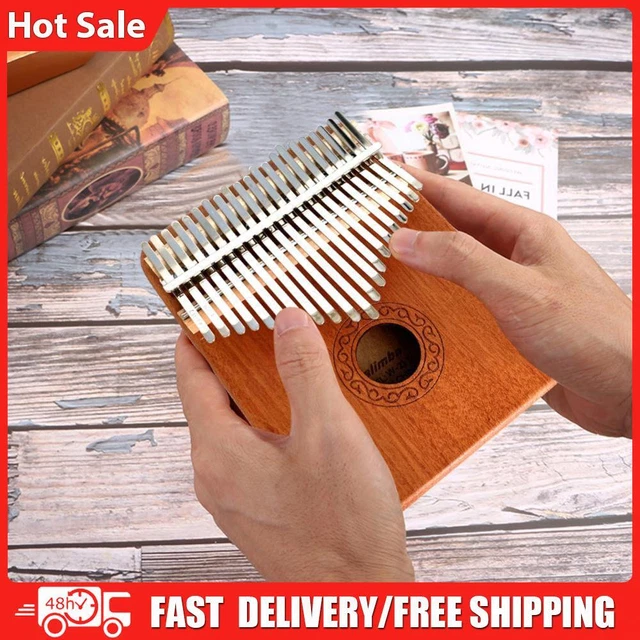 Wooden Kalimba 21 Key Finger Thumb Piano Mbira Acacia Musical Instrument Gifts