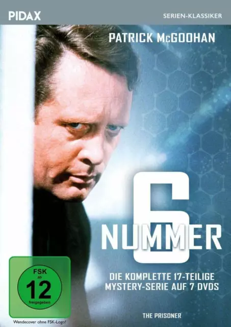 Nummer 6 The Prisoner - 17-teilige Mystery-Kultserie  DVD Patrick McGoohan