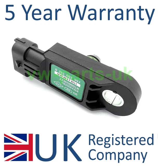 MAP MANIFOLD ABSOLUTE Air Pressure Sensor 0281002997 Renault Nissan