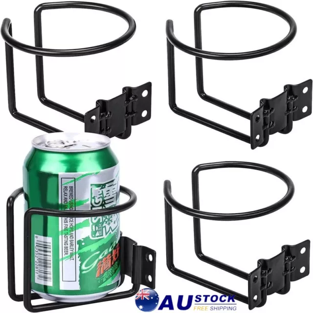 4Pcs Cup Stainless Steel Boat Ring Drink Holders For Auto Car Truck Marine Yacht