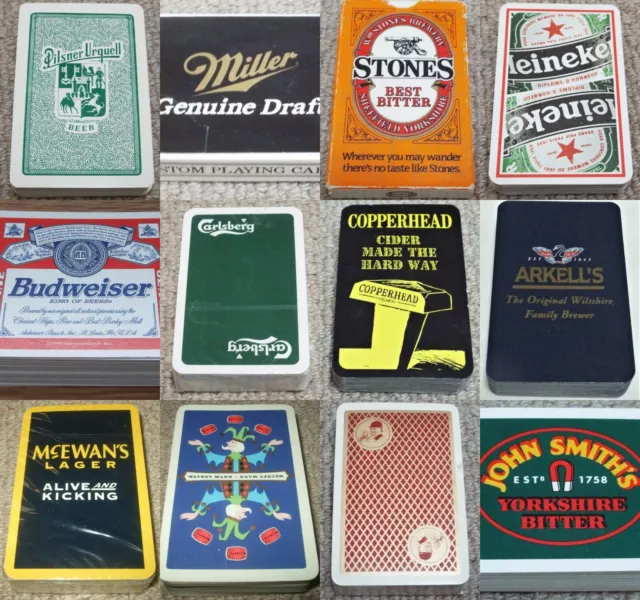 Breweriana Playing Cards Vintage Collectable Beer Lager Cards (b)