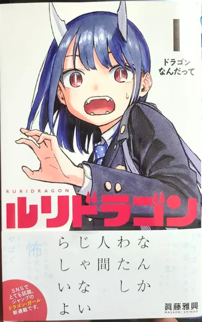 Ruri Dragon Vol. 1 Japanese Manga Masaoki Shindo Jump Comics popular works