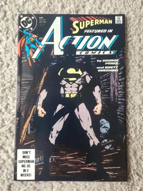 Action Comics #644  DC Comics 1989 VF/NM
