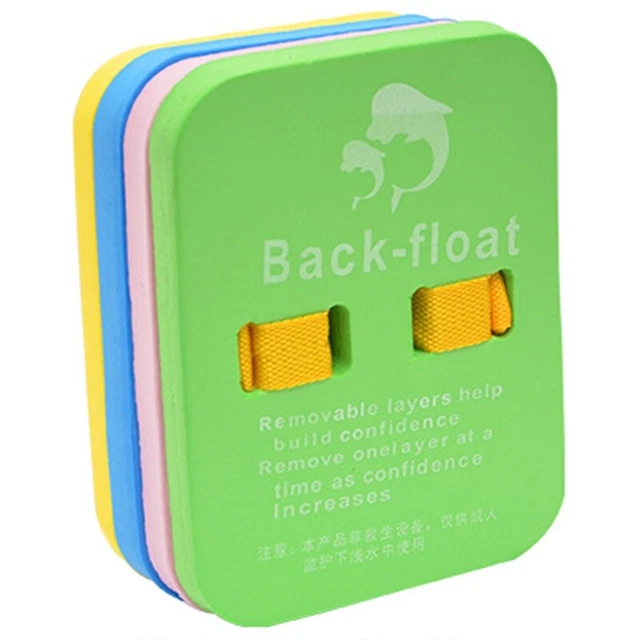 Back Float Safety Swim Trainer Swimming Belt with Adjustable Split Layers S Q9D6