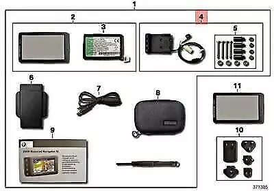 Original BMW Mount Cradle Holder For GPS Navigator V R 1200 GS 77528544464