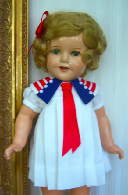 Dress and Hair Bow for 18" Shirley Temple-DOLL NOT INCLUDED