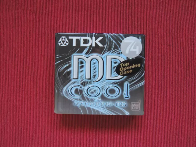TDK COOL MD-C74SEB 74 er MD Minidisc Minidisk