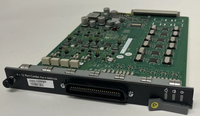 Mitel 4 + PLUS 12 Port Combo Card 50005104 for ASU II, AX 3300 5000.5104