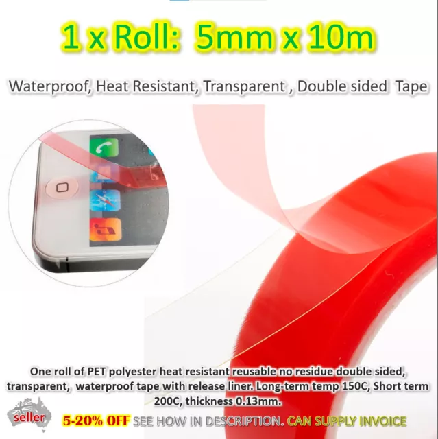 HEAT PROOF PET TAPE Electrical  High Temperature Resistant Kapton Waterproof PVC