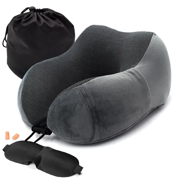 Neck Pillow for Traveling Upgraded Travel Neck Pillow Airplane Flight Headrest