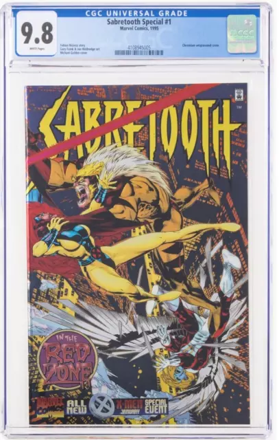 Sabretooth Special #1 CGC 9.8 1995 Chromium wraparound cover