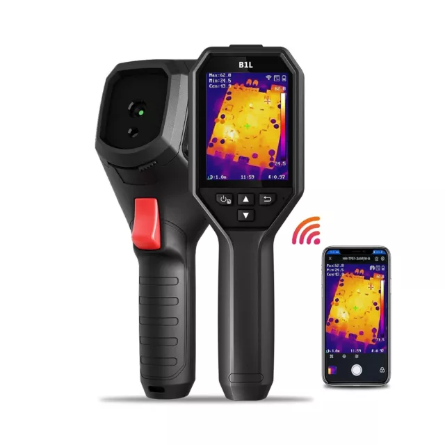 HIKMICRO B1L 160 x 120 IR Resolution Thermal Imaging Camera with WiFi, 25Hz R...