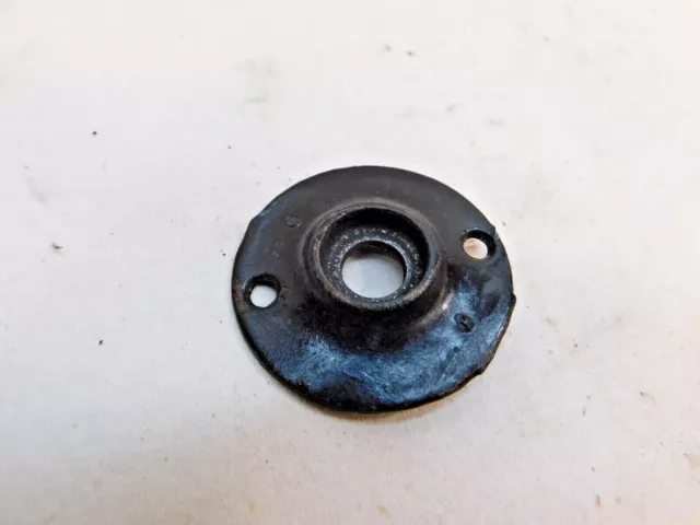 1800's Antique DOOR Knob Plate VICTORIAN Style Original Black Finish ORNATE