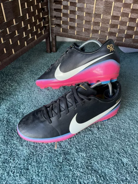 NIKE MERCURIAL VAPOR VIII CR7 Love Hate Black White Pink Football Boots Size 5.5 27.99 PicClick UK