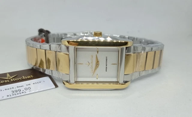 OROLOGIO DONNA LUCIEN ROCHAT SWISS MADE,SAINT MALO 33,8x26,8mm,ORO,VETRO ZAFFIRO
