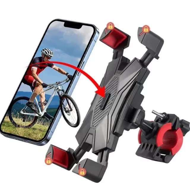 Support universel de Téléphone Portable Smartphone / guidon de Moto Vélo Scooter