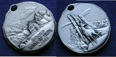 MEDAGLIA MONTAGNA TRENTINO ALTO ADIGE SKI SCI RIFUGIO "GARDECCIA" RE LAURINO #1 
